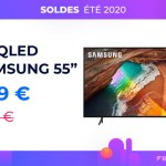 Craquez pour une TV QLED Samsung 55&Prime; à 660 euros sur Rue du Commerce
