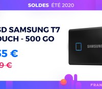 SSD Samsung T7 touch 500 Go soldes 2020