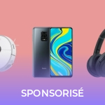 Le Redmi Note 9S et le casque Sony WH-1000XM3 à prix bas grâce à un code promo