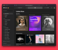 La version web d'Apple Music, de retour en bêta, s'enrichit de quelques nouveautés // Source : Apple