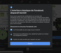 Le nouveau design de Facebook arrive en septembre // Source : Frandroid