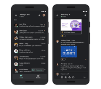 Le thème sombre sur Google Chat, une réalité ! // Source : Google