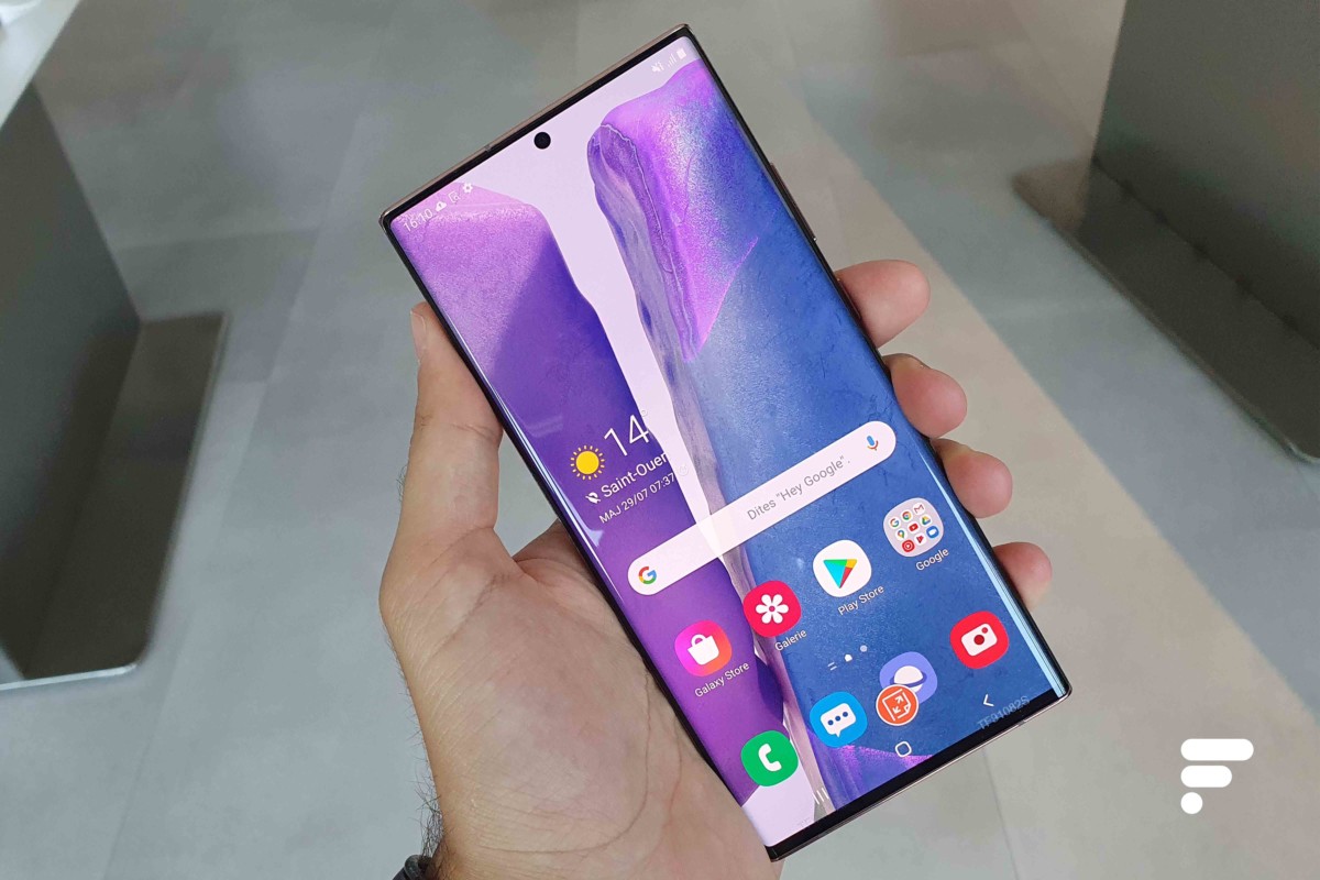 Le Samsung Galaxy Note 20 Ultra // Source : Frandroid Le Samsung Galaxy Note 20 Ultra // Source : Frandroid