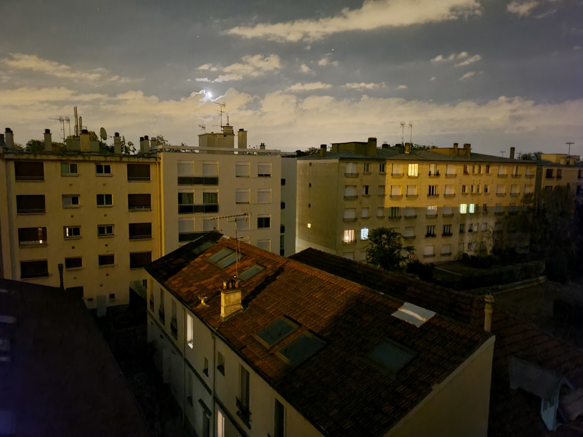 Photo avec mode nuit Photo avec mode nuit