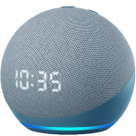 Amazon Echo Dot avec horloge (2020)
