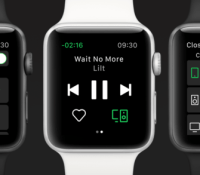 L'application Spotify sur Apple Watch // Source : Spotify