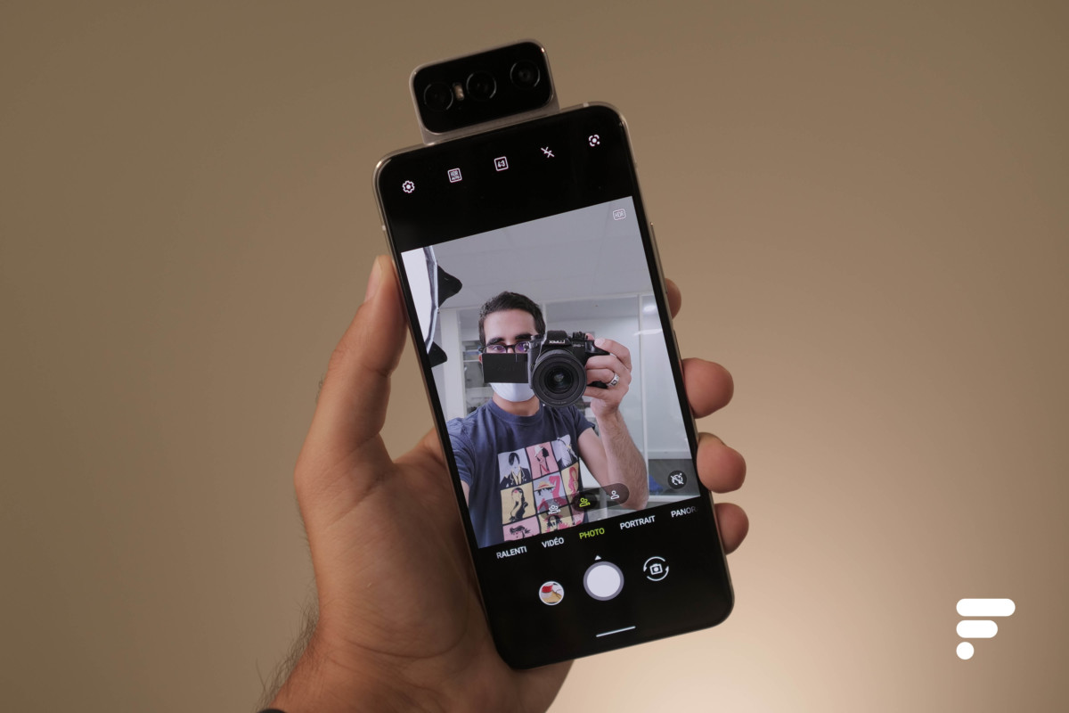 Un selfie avec l'Asus Zenfone 7 Pro // Source : Frandroid Un selfie avec l'Asus Zenfone 7 Pro // Source : Frandroid