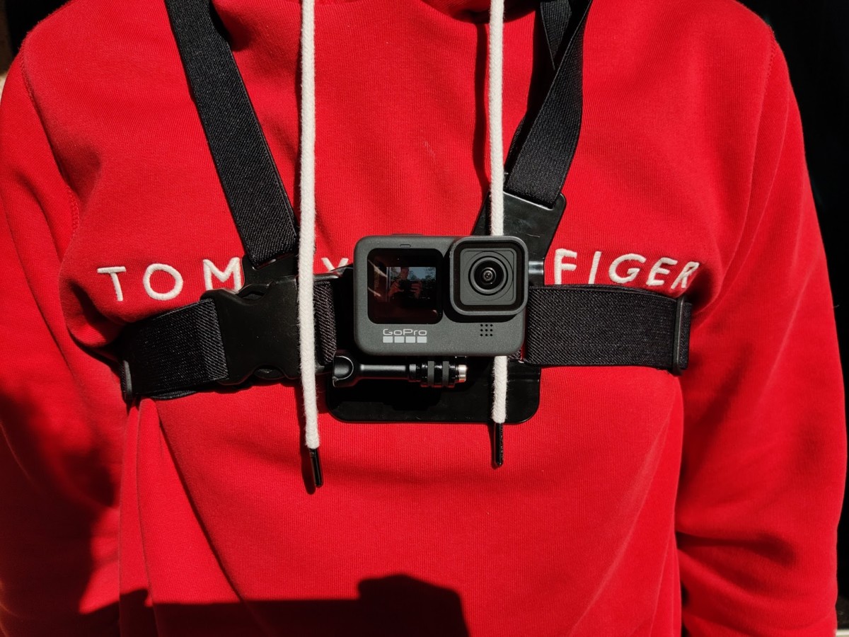 La GoPro Hero 9 Black prête pour un tour de vélo // Source : Maxime Grosjean pour Frandroid La GoPro Hero 9 Black prête pour un tour de vélo // Source : Maxime Grosjean pour Frandroid