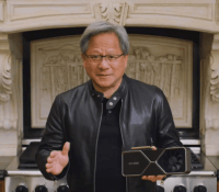 La RTX 3080 dans les mains du PDG de Nvidia