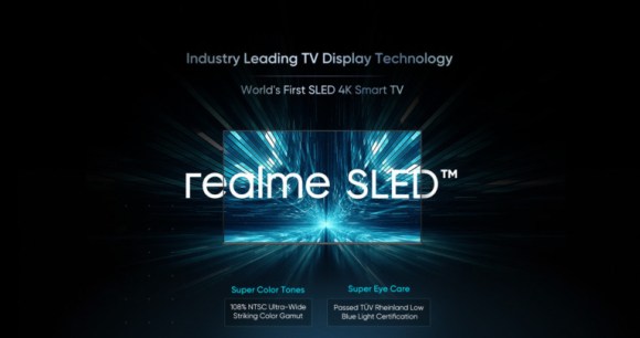 Realme présente la technologie SLED // Source : Realme