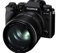Le XF50mmF1.0 R WR monté sur l'appareil photo numérique hybride X-T4 // Source : Fujifilm