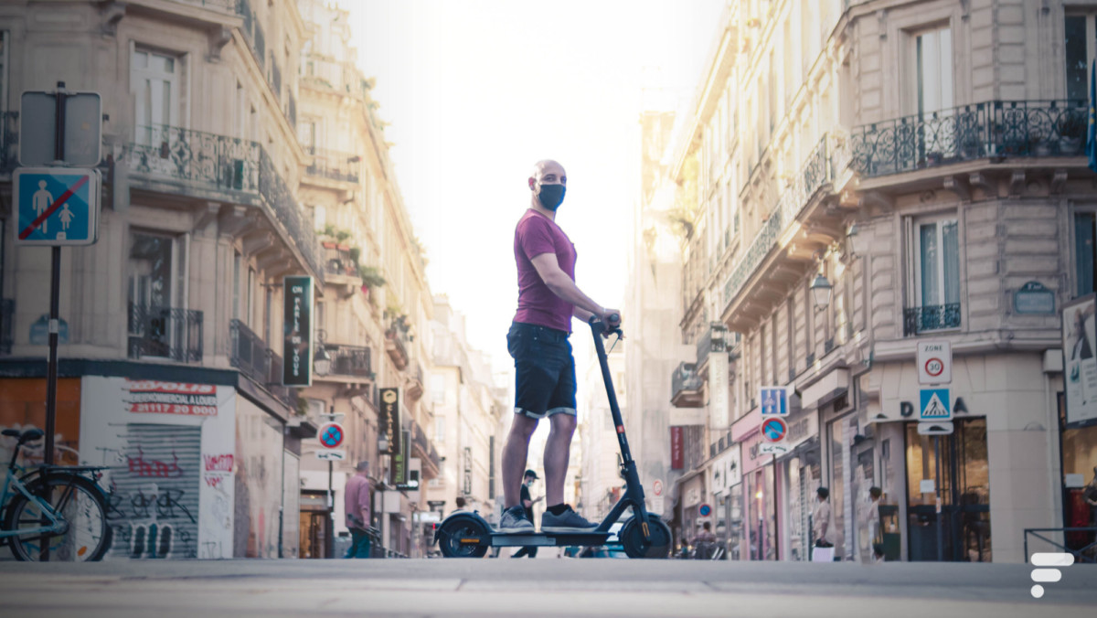 Xiaomi Mi Scooter Essential // Source : Arnaud Gelineau pour Frandroid Xiaomi Mi Scooter Essential // Source : Arnaud Gelineau pour Frandroid