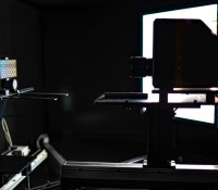 La boîte noire pour tester la luminosité d'un écran de smartphone // Source : DxOMark La boîte noire pour tester la luminosité d'un écran de smartphone // Source : DxOMark