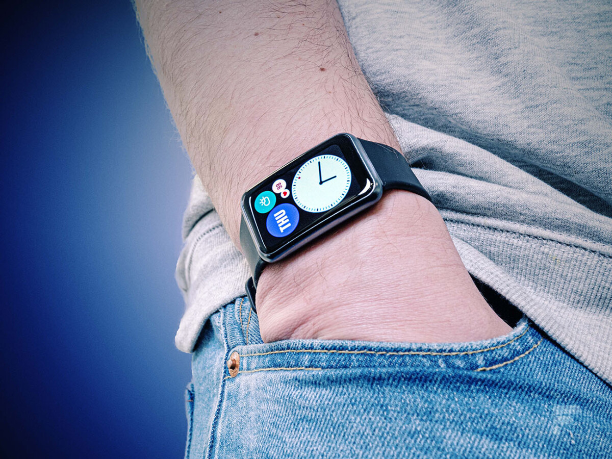 La Huawei Watch Fit // Crédit : Arnaud Gelineau pour Frandroid La Huawei Watch Fit // Crédit : Arnaud Gelineau pour Frandroid