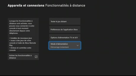 Connexion à distance depuis sa console Xbox