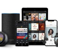 Les livres audio tournent aussi sur la gamme Echo // Source : Audible