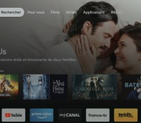 L'interface de Google TV // Source : Frandroid
