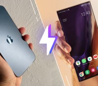 L'iPhone 12 Pro Max et le Samsung Galaxy Note 20 Ultra // Source : Frandroid