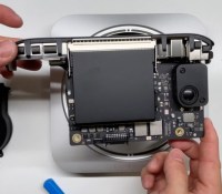 La carte mère du Mac Mini M1 semble encore plus compacte que par le passé // Source :  Brandon Geekabit