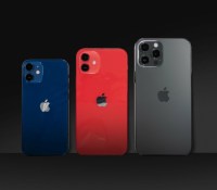 De gauche à droite : les iPhone 12 mini, iPhone 12 et iPhone 12 Pro Max // Source : Frandroid - Arnaud GELINEAU