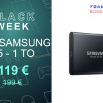 Le SSD Samsung T5 avec 500 Go ou 1 To de stockage est au plus bas Le SSD Samsung T5 avec 500 Go ou 1 To de stockage est au plus bas