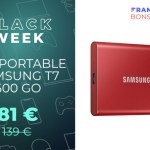L&rsquo;excellent SSD Samsung T7 est à son prix le plus bas pour le Black Friday