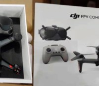 Si l'on en croit ces photos partagées sur Twitter et Weibo, DJI miserait sur le lancement d'un pack regroupant un nouveau drone et ses lunettes FPV // Source : Weibo via Engadget