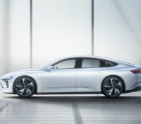 Le concept Nio ET Preview qui préfigure la première berline électrique de l'entreprise