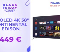 TV QLED 58 pouces black friday 2020