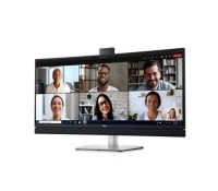 Le Dell C3422WE, est un nouveaux moniteur de 34 pouces conçu pour les visioconférences et certifié Microsoft Teams // Source : Dell