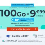 Derniers jours pour ce forfait mobile 100 Go à moins de 10 euros par mois Derniers jours pour ce forfait mobile 100 Go à moins de 10 euros par mois