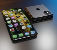 Un concept d'iPhone pliable au format clapet (vue d'artiste) // Source : ConceptsiPhone