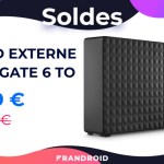 Le disque dur externe Seagate Expansion 6 To est soldé à 109 € sur Amazon Le disque dur externe Seagate Expansion 6 To est soldé à 109 € sur Amazon