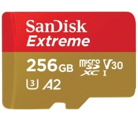 microSD Sandisk Extreme 256 Go pour 4K