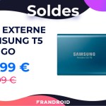 Le très bon SSD externe Samsung T5 de 500 Go est soldé à -33 % Le très bon SSD externe Samsung T5 de 500 Go est soldé à -33 %