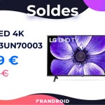 Ce téléviseur LED 4K/HDR10 de LG n’est qu’à 329 euros pour les soldes Ce téléviseur LED 4K/HDR10 de LG n’est qu’à 329 euros pour les soldes