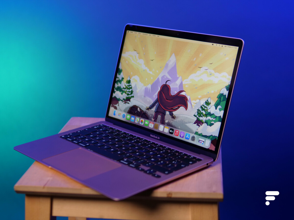 Le MacBook Air M1 // Source : Frandroid Le MacBook Air M1 // Source : Frandroid
