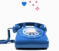 Le Téléphone Bleu, le service temporaire de Facebook pour booster les rencontres sur sa plateforme // Source : Facebook