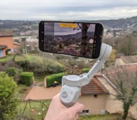 La prise en main du DJI OM 4 est naturelle // Source : Maxime Grosjean pour Frandroid