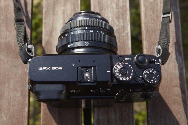 Le haut du Fujifilm GFX 50r