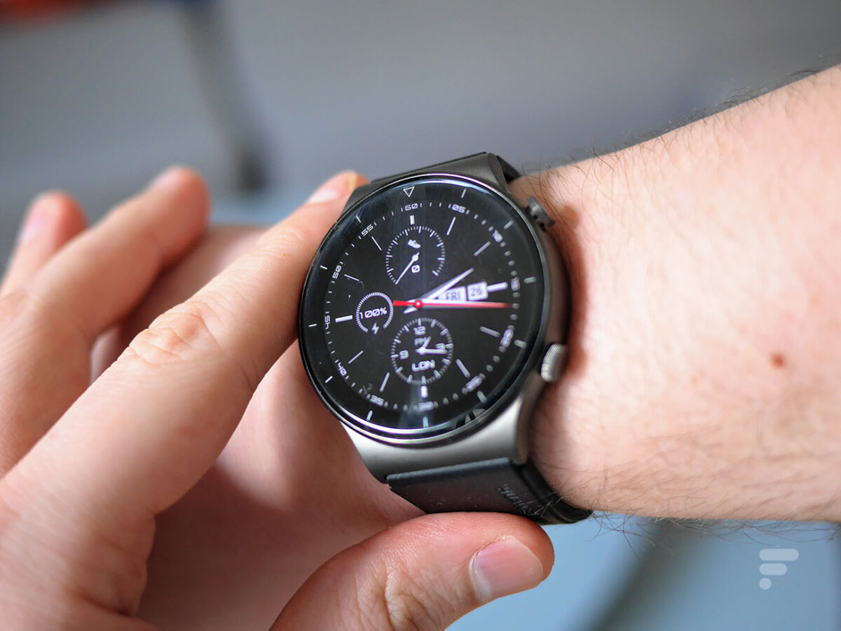 La montre Huawei Watch GT 2 Pro // Source : Frandroid La montre Huawei Watch GT 2 Pro // Source : Frandroid