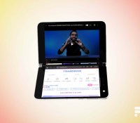 Les deux écrans du Microsoft Surface Duo // Source : Arnaud Gelineau - Frandroid