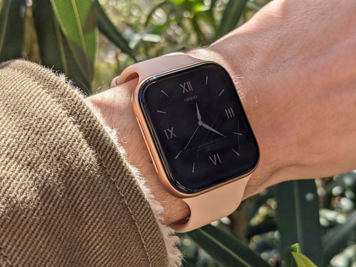 L'Oppo Watch boîtier rose 41 mm // Source : Maxime Grosjean pour Frandroid L'Oppo Watch boîtier rose 41 mm // Source : Maxime Grosjean pour Frandroid