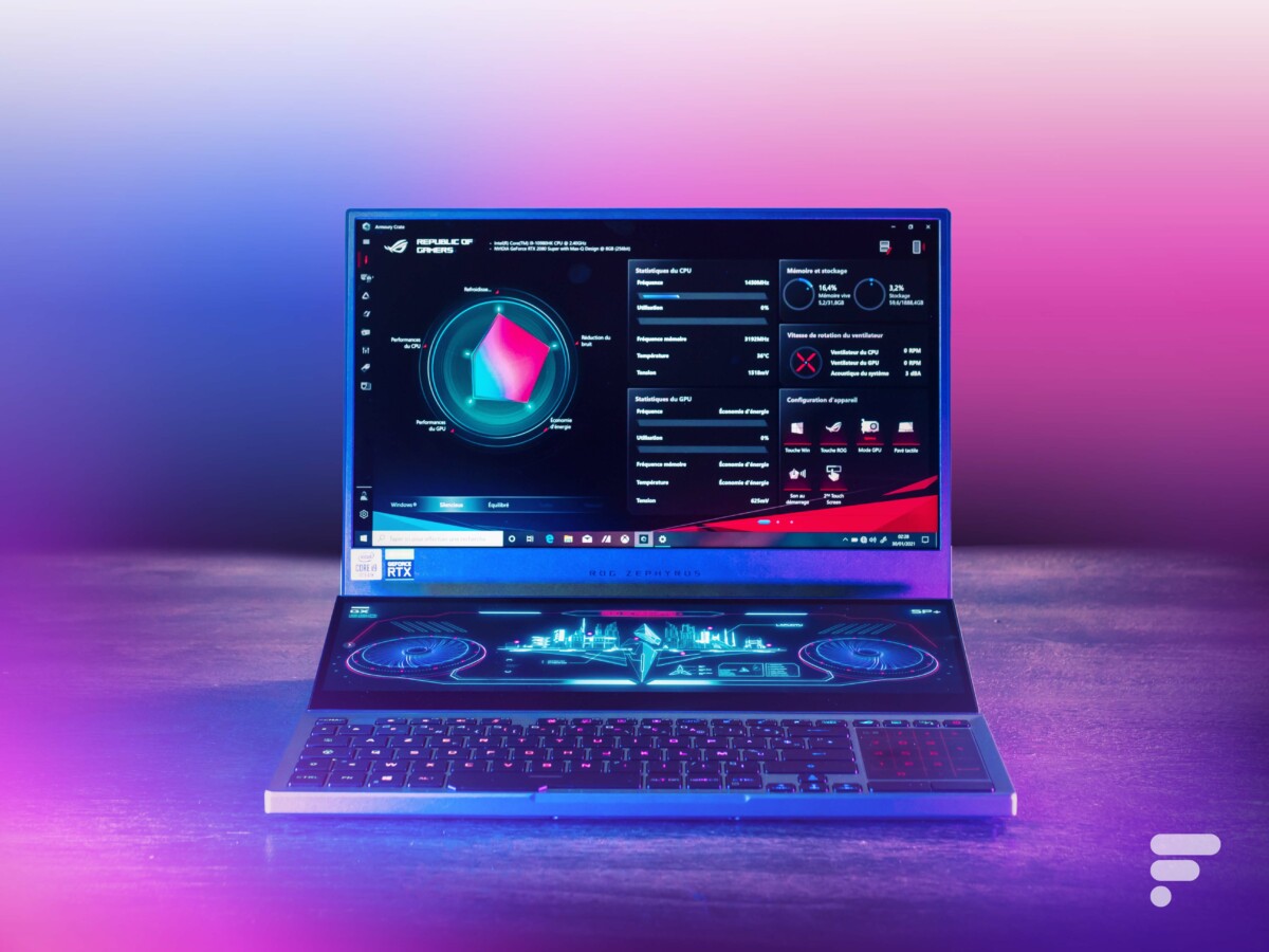 Test du Asus ROG Zephyrus Duo 15 (GX550) – 10 Test du Asus ROG Zephyrus Duo 15 (GX550) – 10