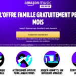 6 comptes gratuits pendant 3 mois avec l’offre famille d’Amazon Music Unlimited 6 comptes gratuits pendant 3 mois avec l’offre famille d’Amazon Music Unlimited