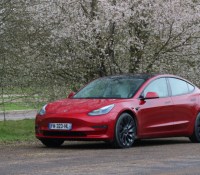 Tesla Model 3 // Source : Frandroid