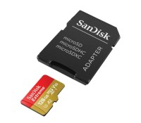microSD SanDisk Extreme 128 Go + adaptateur SD