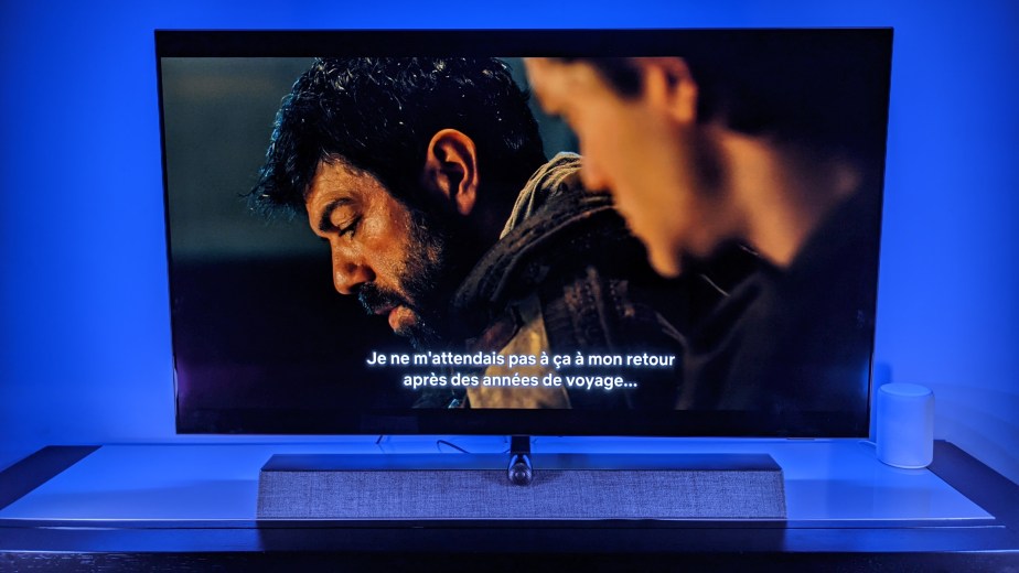Et cette calibration HDR Dolby Vision un peu chaude et agréable sur cette scène