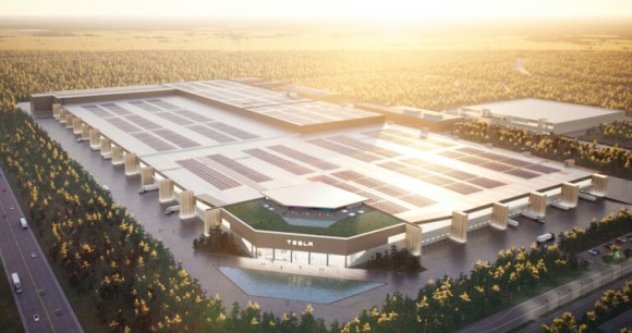 La Gigafactory de Berlin // Source : Tesla La Gigafactory de Berlin // Source : Tesla