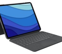 Voici le Combo Touch, une alternative plus rudimentaire, mais un peu moins coûteuse, au Magic Keyboard // Source : Logitech